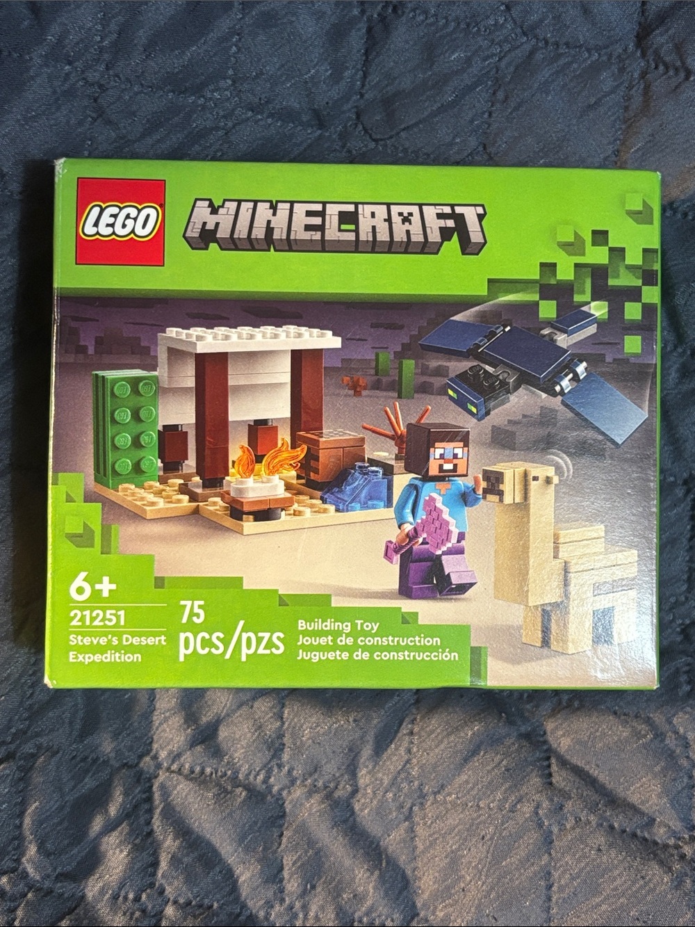 LEGO Minecraft Steve's Desert Expedition - Green, Tan, White, Blue